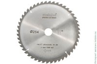 Пильный диск Metabo HW/CT 254x30, 48, сменный зуб, 5° отр., classic (628061000)