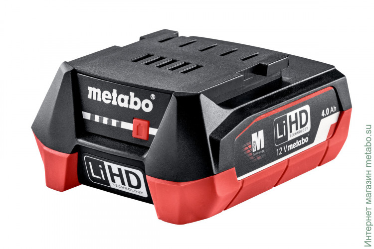 Аккумуляторный блок Metabo LIHD, 12 В — 4,0 А·Ч (625349000)
