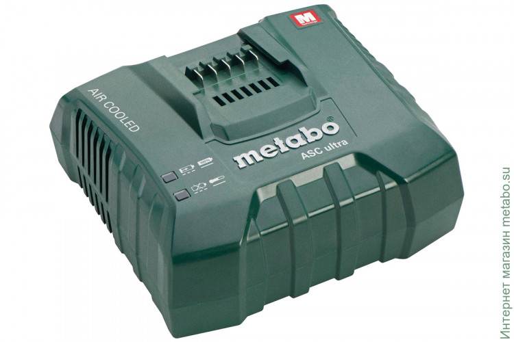 Быстрозарядное устройство Metabo ASC Ultra, 14,4-36 В, "AIR COOLED", ЕС (627265000)