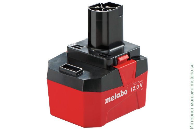 Аккумуляторный блок Metabo 12 В, 1,7 А·ч, NiCd-Power (625472000)