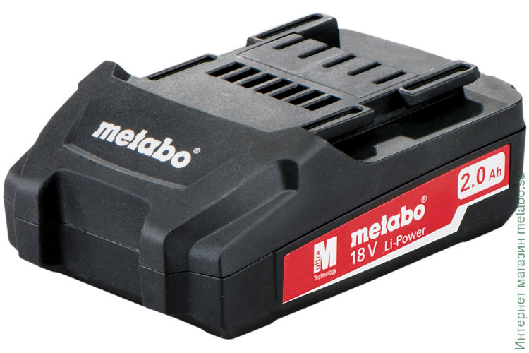 Аккумуляторный блок Metabo 18 В, 2,0 А·ч, Li-Power (625596000)