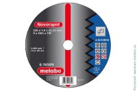Отрезной диск по металлу Metabo Novorapid 115x1,0x22,23 steel (6.16505.00) 616505000