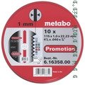 Отрезные диски Metabo Promotion 115x1,0x22,23 Inox, TF 41 (616358000)