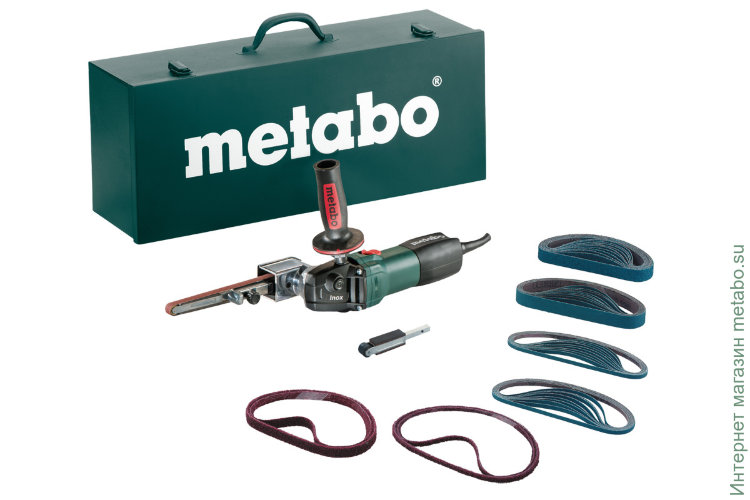 Ленточный напильник с оснасткой Metabo BFE 9-20 Set, 950 ватт (6.02244.50) 602244500