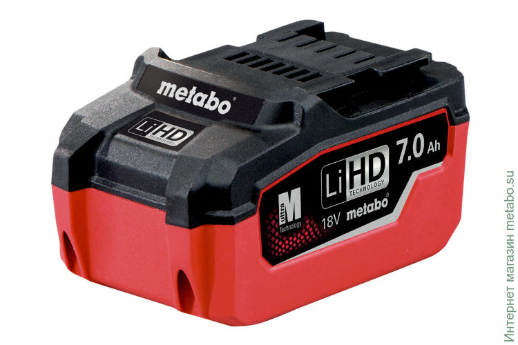Аккумуляторный блок Metabo LIHD, 18 В - 7,0 А·Ч (625345000)