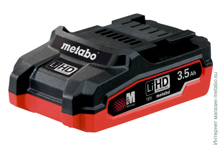 Аккумуляторный блок Metabo LiHD, 18 В - 3,5 А·ч (625346000)